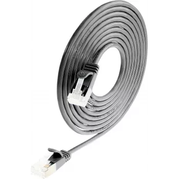 Wirewin Cat 6a U/FTP plonas Ethernet tinklo kabelis, RJ45, 1m, juodas PKW-LIGHT-STP-K6A 1.0 SW