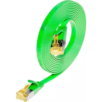 Wirewin Cat6a U/FTP plonas tinklo kabelis RJ45 - 1,5 m, žalias PKW-STP-SLIM-K6A 1.5 GN