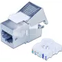 Wirewin Cat6A 10 Gigabit Ethernet Keystone modulis, ekranuotas, be įrankių, Keystone sistema (WKS JACK STP KAT6A)