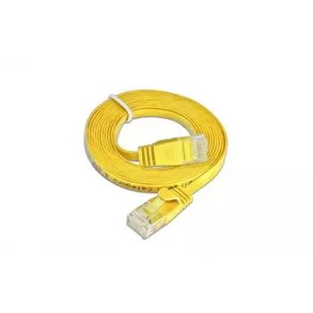 Wirewin SLIM U6 10 GE - Cat.6 plonas tinklo kabelis, U/UTP, 10 m, geltonas PKW-SLIM-KAT6 10.0 GE