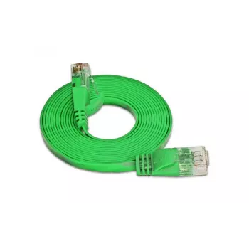 Wirewin Cat.6 plonas Ethernet tinklo kabelis U/UTP 5m žalias PKW-SLIM-KAT6 5.0 GN