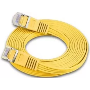 Wirewin Triotronik Cat6 U/FTP plonas Ethernet tinklo kabelis, 3m, geltonas PKW-STP-SLIM-KAT6 3.0 GE