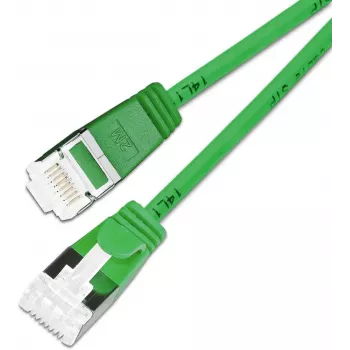 Wirewin Cat6a U/FTP plonas Ethernet tinklo kabelis, 10 Gbps, žalias, 0,15 m PKW-LIGHT-STP-K6A 0.15 GN