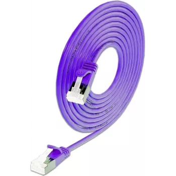 Wirewin Cat.6A 10 Gigabit plonas tinklo kabelis U/FTP, 0,25 m, violetinės spalvos PKW-LIGHT-STP-K6A 0.25 VT