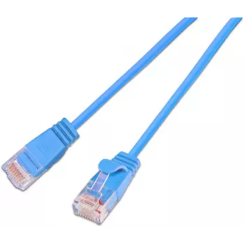 Wirewin SLIM UL6 5 BL - Cat.6 SLIM-Light tinklo kabelis, U/UTP, 5,0 m, mėlynas (PKW-LIGHT-K6 5.0 BL)