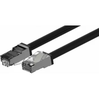 Wirewin Outdoor CAT6A S/FTP tinklo kabelis, 5 m, juodas, PUR apvalkalas, atsparus UV PKW-OUT-SF-K6A-PUR 5.0