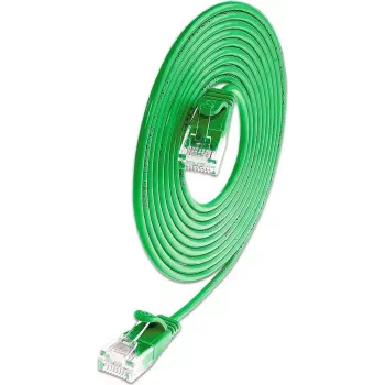 Wirewin SLIM KAT6A 10 Gigabit šviesinis pataisas apvalus, U/UTP, Ø 3,6 mm, žalias (SLIM-L-UU-K6A 1.5 GN)