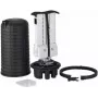 Optotec IP68 lauko kupolinė optinių skaidulų mova, iki 432 skaidulų, 525 mm aukščio, 2x ovalios, 8x apvalios FTTx (FOCUS-ODC2-CB)