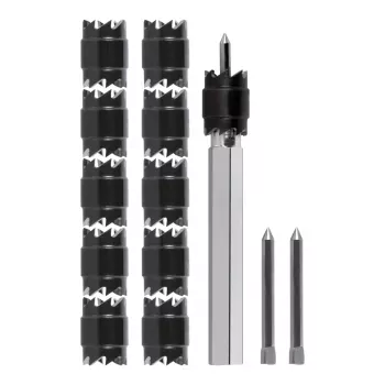 RUKO GMBH SPF-Set13tlg-HSS 13 dalių HSS-G sukimo grąžtų rinkinys, 1,5-6,5 mm, DIN 338, šlifuotas, plastikinė kasetė