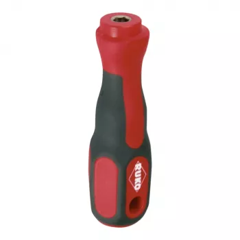 RUKO Handgriff Proturn 3 Kraftform smaigalių laikiklis su Rapidaptor greito atleidimo mechanizmu, 1/4 inch šešiakampis, magnetinis, 142 mm