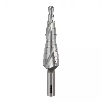 RUKO GMBH STB-HSSCo-4,0-12,0mm laiptinis grąžtas HSS-Co 4-12 mm