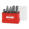 RUKO FRS frezų rinkinys, 5 dalių, 12 mm kotas