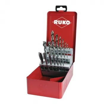 RUKO MGB rinkinys DIN 371/376 HSSCo M3-M12 mašininio sriegimo čiaupų rinkinys