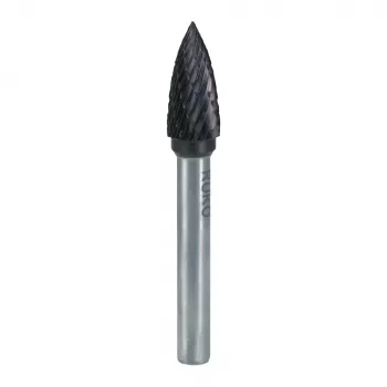 RUKO FRS-DIN8033-HM-TiAlN-Ø10,0mm kietlydinio galinis frezas, 4 griovelių, TiAlN danga, DIN 8033, 10mm frezavimo skersmuo