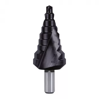 RUKO pakopinis grąžtas HSS TiAlN 8 pakopų 6-30.5mm PG