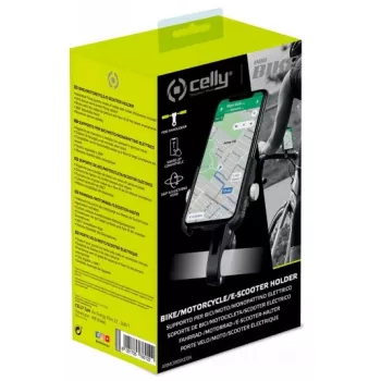 CELLY Universal Armor dviračio laikiklis išmaniesiems telefonams iki 6,7 inch - juodas