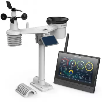 BRESSER Wetter Center 9-in-1 MeteoChamp HD WLAN meteorologinė stotis
