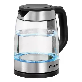 Bartscher 200096 stiklinis elektrinis virdulys 1,7 l, 2200 W, sidabrinis