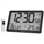 KIENZLE Jumbo NEO LCD meteorologinė stotis su laikrodžiu, juoda