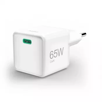 Hama GaN USB-C Super-Mini įkroviklis, 65 W, PD, baltas (00201943)