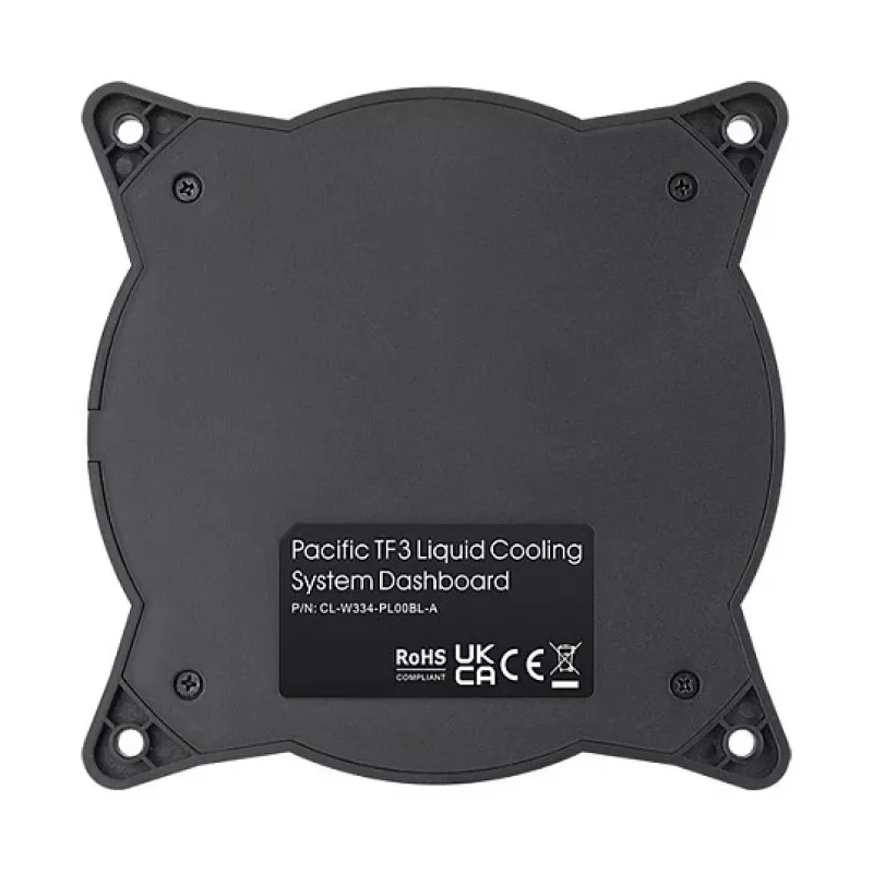 Thermaltake Pacific TF3 skysčio aušinimo sistemos prietaisų skydelis, juodas