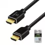 LogiLink HDMI kabelis A/M – A/M 8K/60 Hz 48 Gbps metalinis nailoninis sertifikuotas juodas 5 m