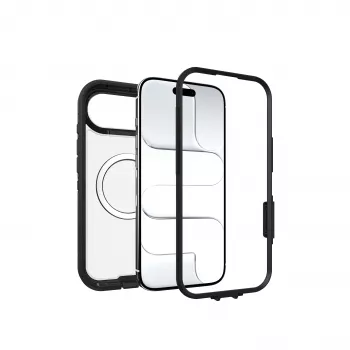 OtterBox Defender Series Pro XT galinis dangtelis Apple iPhone 15 Pro Max - Dark Side (permatomas/juodas)