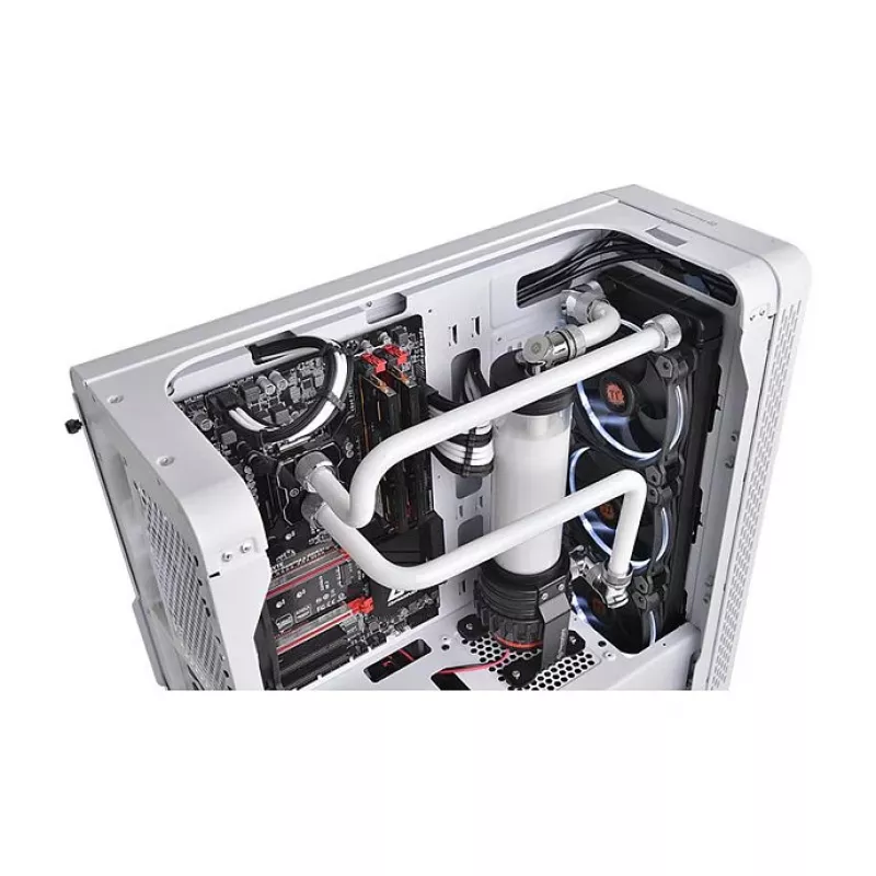 Thermaltake Pacific C-PRO G1/4 PETG 16mm išorinio skersmens suspaudimo jungtis, chromuota