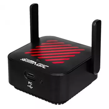 Simagic AirLink Wireless Hotspot - itin mažos delsos dviejų dažnių belaidis koncentratorius, skirtas Simagic ekosistemai