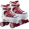 HUDORA riedučiai, dydis 32-35, raudonos/baltos spalvos, sneaker stiliaus keturračiai riedučiai