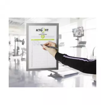DURABLE DURAFRAME NOTE A4 savaiminio lipnumo informacinis rėmelis, juodas 499323