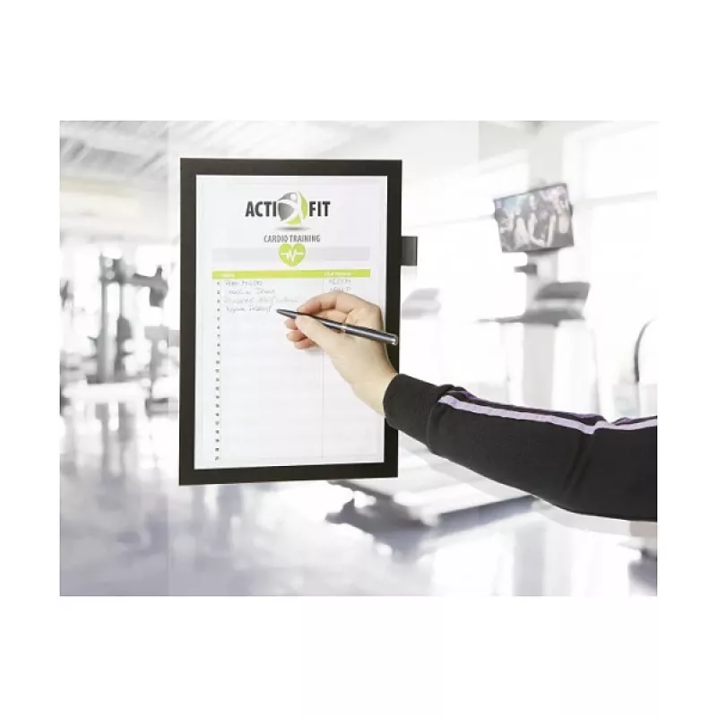 DURABLE DURAFRAME NOTE A4 magnetinis informacinis rėmelis, juodas 499301