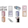 DURABLE Display Panel Index Tabs 58 mm, permatomi, 10 vnt. paketas 560919