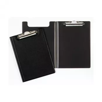 DURABLE A5 dokumentų segtuvas su spyruokliniu spaustuku, juodas, 2359-01