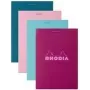 Rhodia No. 11 A7 kvadratinis bloknotas, įvairių spalvų, 80 lapų, 10 vnt. paketas 11295C