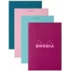 Rhodia No. 11 A7 kvadratinis bloknotas, įvairių spalvų, 80 lapų, 10 vnt. paketas 11295C