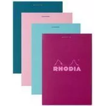Rhodia No. 11 A7 kvadratinis bloknotas, įvairių spalvų, 80 lapų, 10 vnt. paketas 11295C