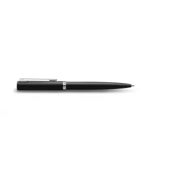 Waterman Impression tušinukas - juodas lakas, chromo apdaila, vidutinio storio mėlynas 2225498
