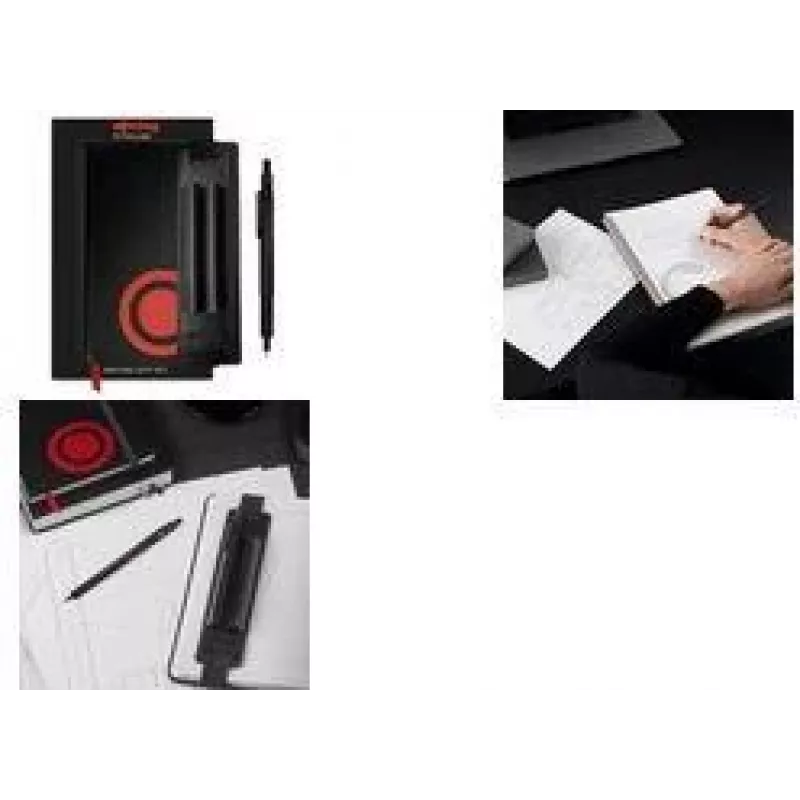 Rotring 600 mechaninis pieštukas 0,5 mm juodas, dovanų rinkinys 2224710