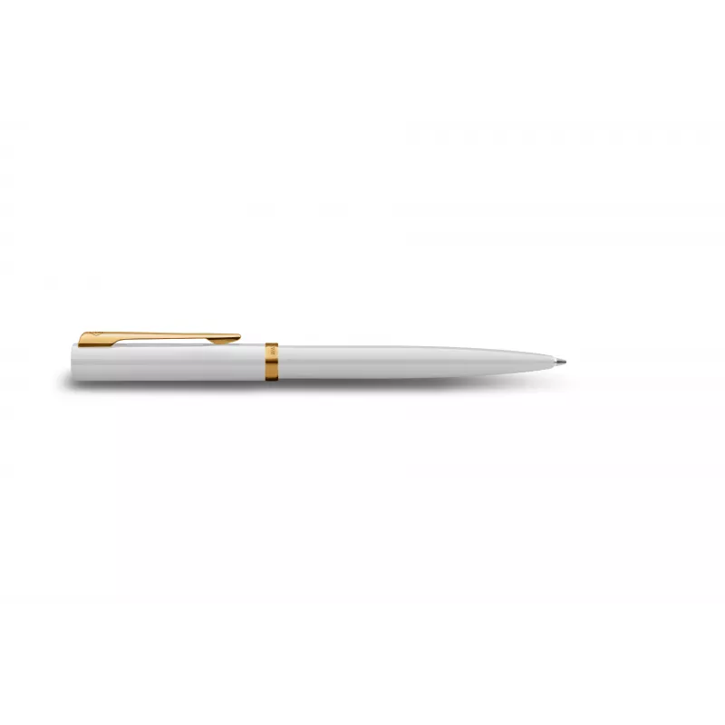 Waterman Allure Impression tušinukas, baltas lakas, aukso spalvos apdaila, vidutinio storio mėlynas rašalas 2225511