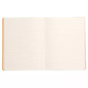 RHODIA RHODIARAMA sąsiuvinis B5 su linijomis, juodu dirbtinės odos viršeliu, 80 lapų, 117502C
