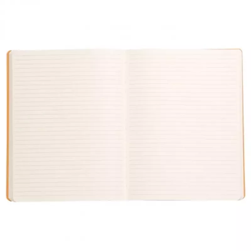 RHODIA RHODIARAMA sąsiuvinis B5 su linijomis, juodu dirbtinės odos viršeliu, 80 lapų, 117502C