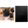 Rhodia GREENBOOK College Block A5+ linijuotas, juodu perdirbto kartono viršeliu, 80 lapų 119935C