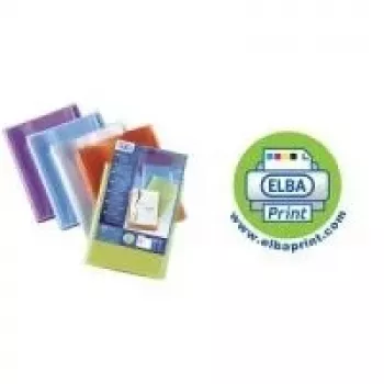 ELBA POLYVISION prezentacijų aplankas A4, 20 permatomų kišenėlių, PP 0,7 mm 054034-17