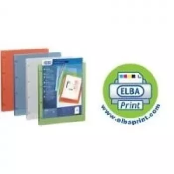 ELBA POLYVISION prezentacinis segtuvas su žiedais A4, 20 mm nugarėlė, mėlynas, 4 žiedų mechanizmas 959034-03