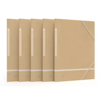 Oxford TOUAREG kampinis elastingas segtuvas A4+ smėlio spalvos 450gsm TCF perdirbamas (1 vnt.) 400081545