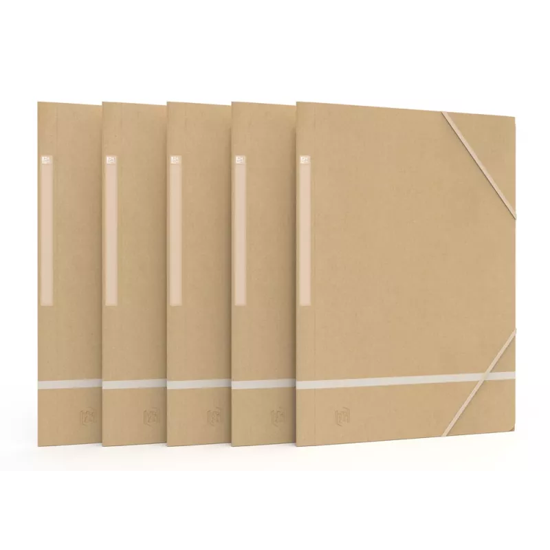 Oxford TOUAREG kampinis elastingas segtuvas A4+ smėlio spalvos 450gsm TCF perdirbamas (1 vnt.) 400081545