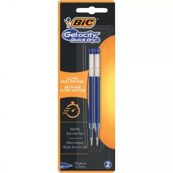 BIC Intensity Quick Dry gelinis tušinuko šerdies įdėklas S mėlynas, skirtas Gelocity ir Ecolutions Reaction 967378