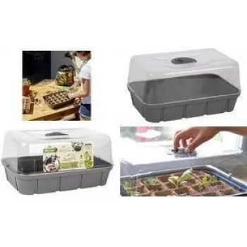 EDA Mini šiltnamis L dydžio, antracito spalvos, 15,7 L, 560x250x240 mm, 013933 G.ANT CX
