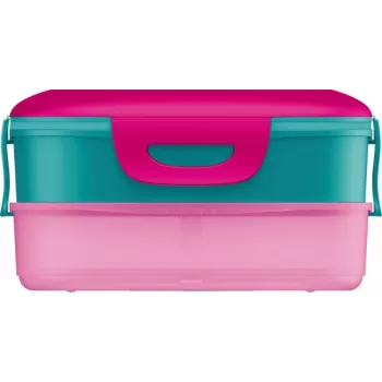 Maped PICNIK Kids Concept Barbie 3-in-1 priešpiečių dėžutė, 1,4 L, 2 skyriai + užkandžių dėžutė, rožinė/įvairiaspalvė 871097